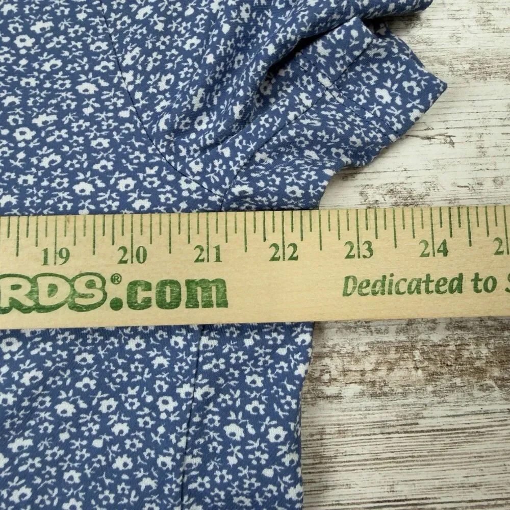 NWT J.Crew Performance Polo Shirt Men's XL COOLMAX Blue White Floral Golf BQ058